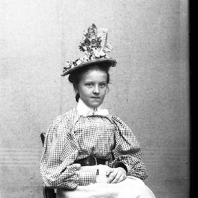 Negative, glass plate