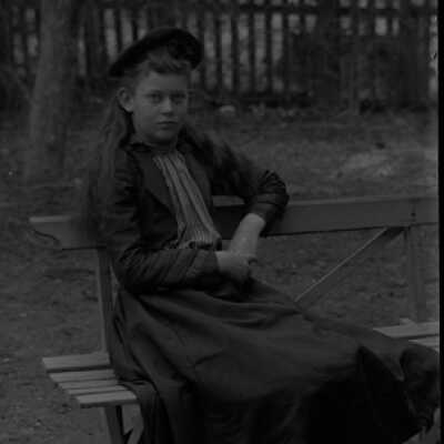 Negative, glass plate