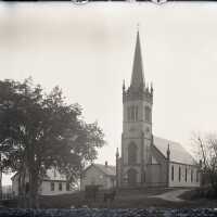 Negative, glass plate