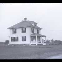 Negative, glass plate