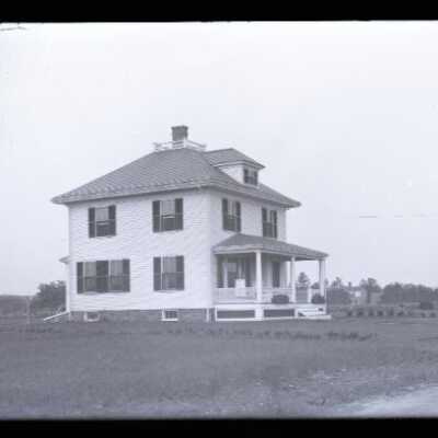 Negative, glass plate