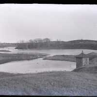Negative, glass plate