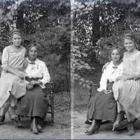 Negative, glass plate