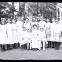 Negative, glass plate