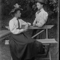 Negative, glass plate