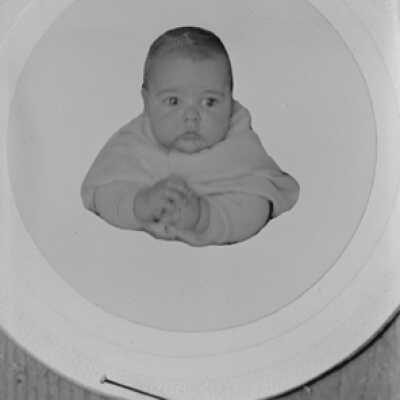 Negative, glass plate