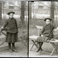 negative, glass plate