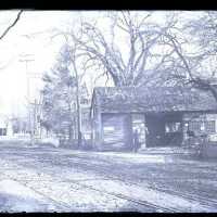 Negative, glass plate