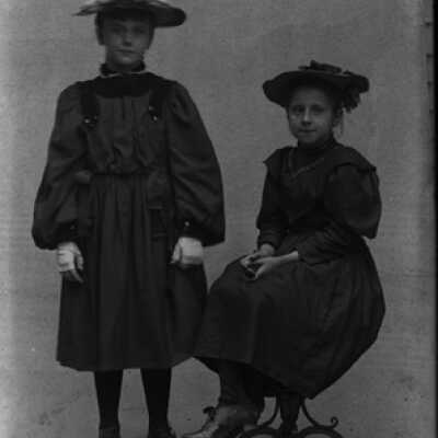Negative, glass plate
