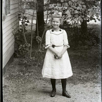 Negative, glass plate
