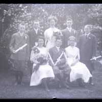 Negative, glass plate