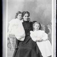 Negative, glass plate