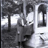 Negative, glass plate