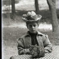 Negative, glass plate