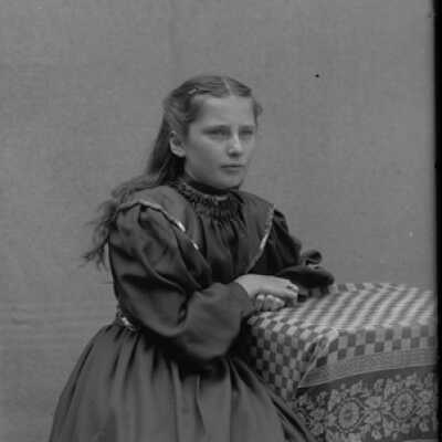 Negative, glass plate