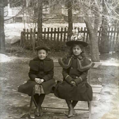 Negative, glass plate