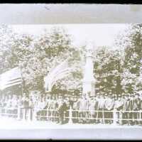 Negative, glass plate