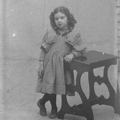 Negative, glass plate