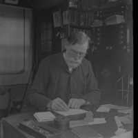 Negative, glass plate