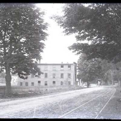 Negative, glass plate