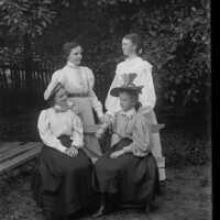 Negative, glass plate