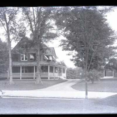 Negative, glass plate