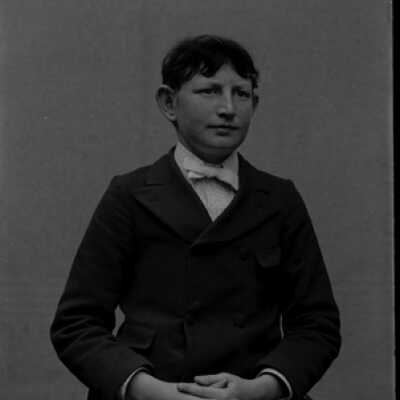 Negative, glass plate