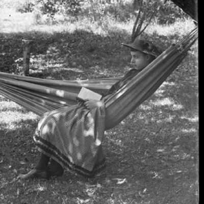 Negative, glass plate