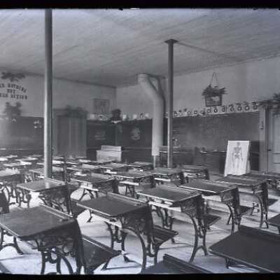 Negative, glass plate