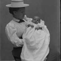 Negative, glass plate