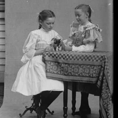 Negative, glass plate