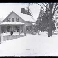Negative, glass plate