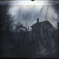 Negative, glass plate