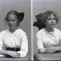 Negative, glass plate