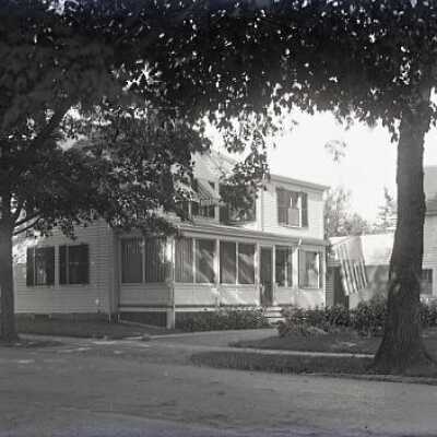 Negative, glass plate