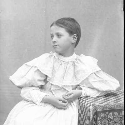 Negative, glass plate