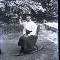 Negative, glass plate