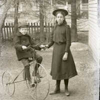 Negative, glass plate