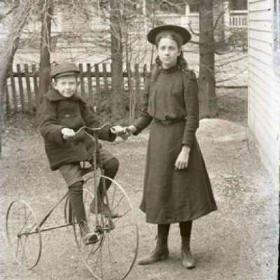 Negative, glass plate