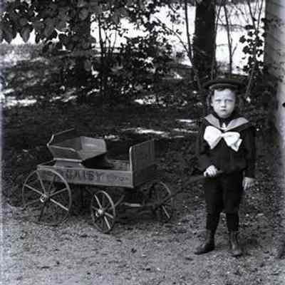Negative, glass plate