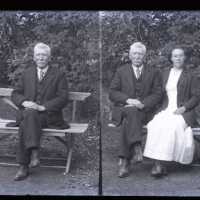 Negative, glass plate
