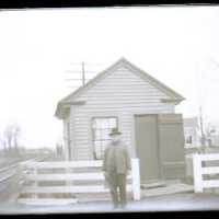 Negative, glass plate