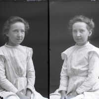 Negative, glass plate