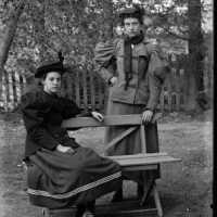 Negative, glass plate