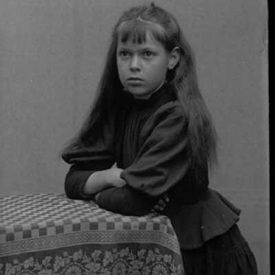 Negative, glass plate
