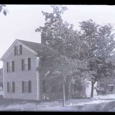 Negative, glass plate