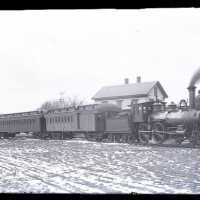 Negative, glass plate