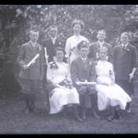 Negative, glass plate