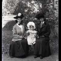 Negative, glass plate