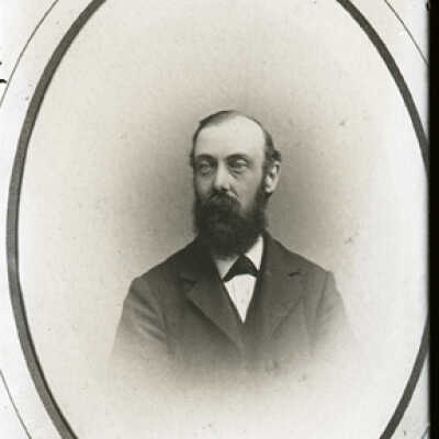 Negative, glass plate